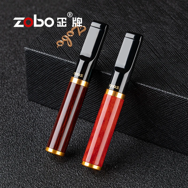 Zobo/正牌微孔烟嘴可循环（粗细）两用清洗型焦油过滤器金属礼盒