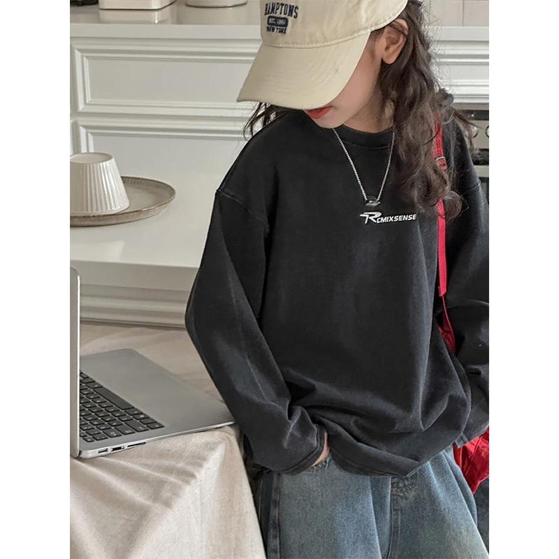 K25946韩国女童春装T恤2025新款儿童长袖上衣大童春秋款打底衣服t