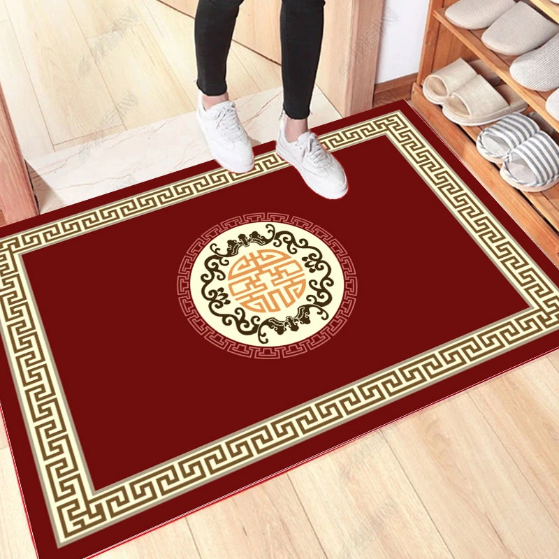 【红色集合】新款地垫新年入户门喜庆脚垫卫生间门口吸水蹭土门垫