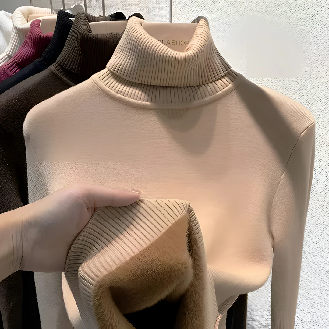 【1件顶三件/加绒加厚现货】一体绒厚款百搭高领百搭冬款毛衣803.WZ