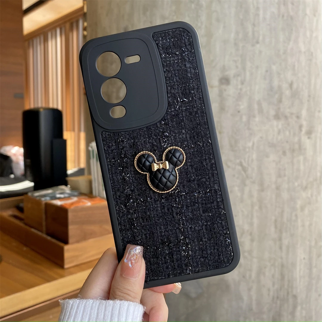 适用于VIVO S15-小胖妞针织【黑色】MN-全包防摔软壳时尚新款小众壳