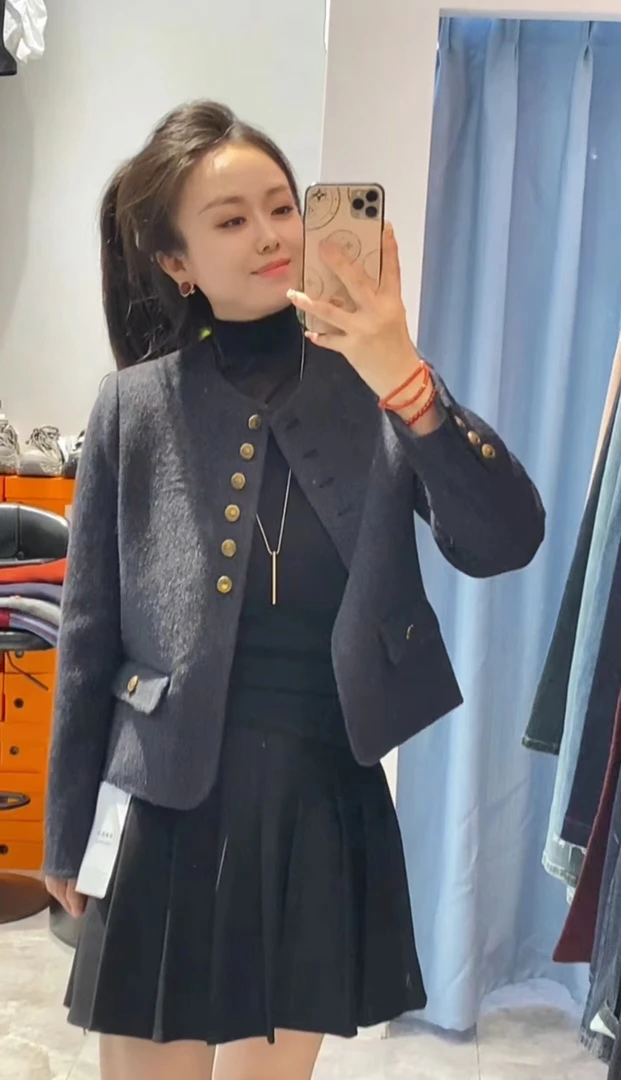 六扣小香双面短外套《自然风》推荐