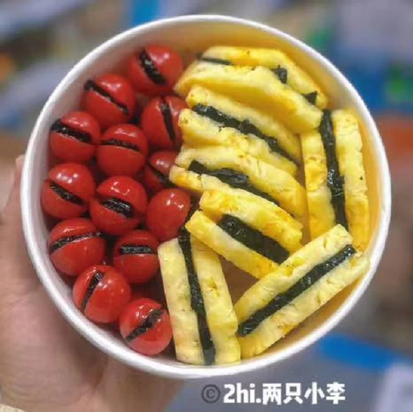 【小李甄选】凤梨 小番茄 双拼夹乌梅 600g