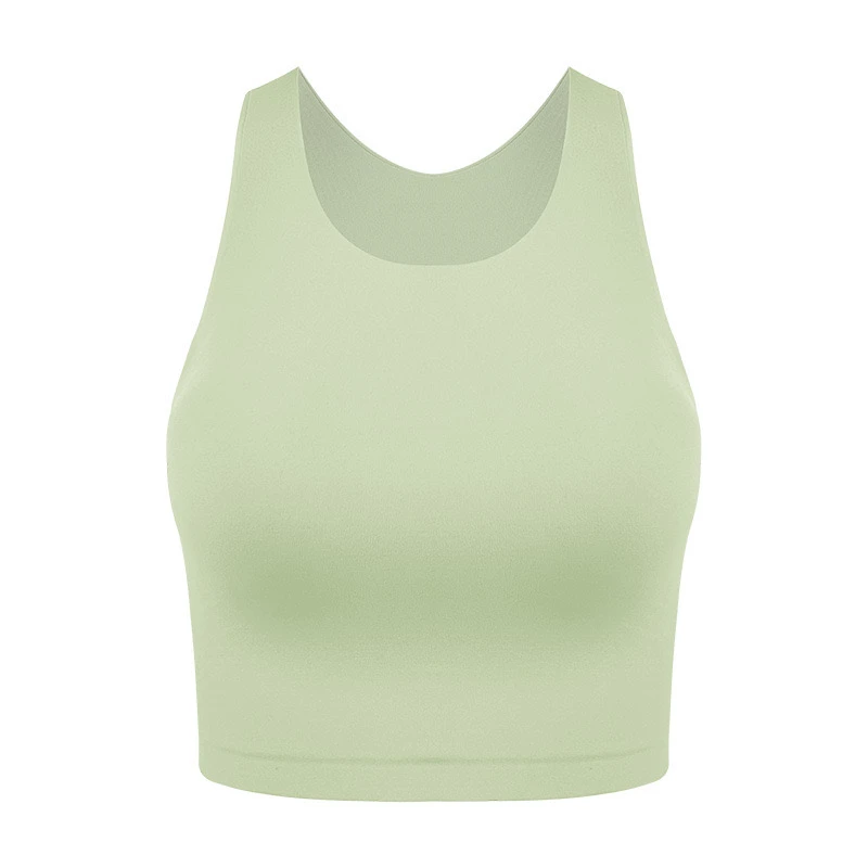 秋冬新款运动内衣女一片式运动背心瑜伽服高强度防震美背健身服