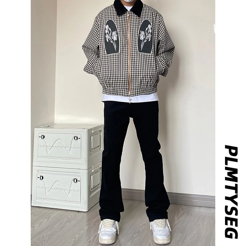 冬季美式ins高街休闲百搭显瘦加绒小众百搭潮宽松长裤 C010