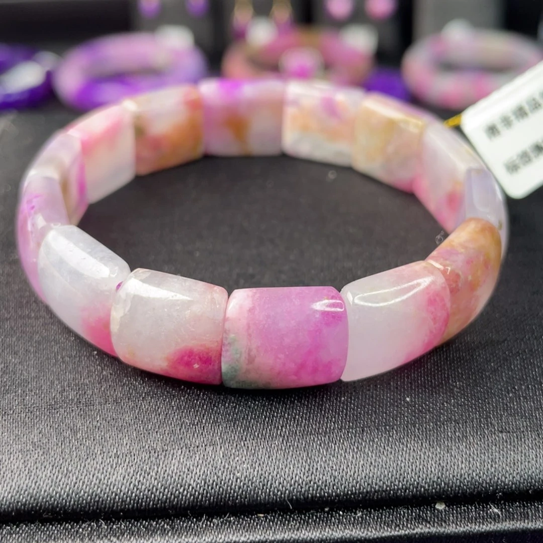 苏纪石（舒俱来）樱花手排未镶嵌