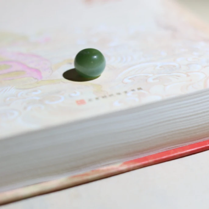 天然和田玉碧玉猫眼活猫珠子单珠11.7*14.8mm配珠