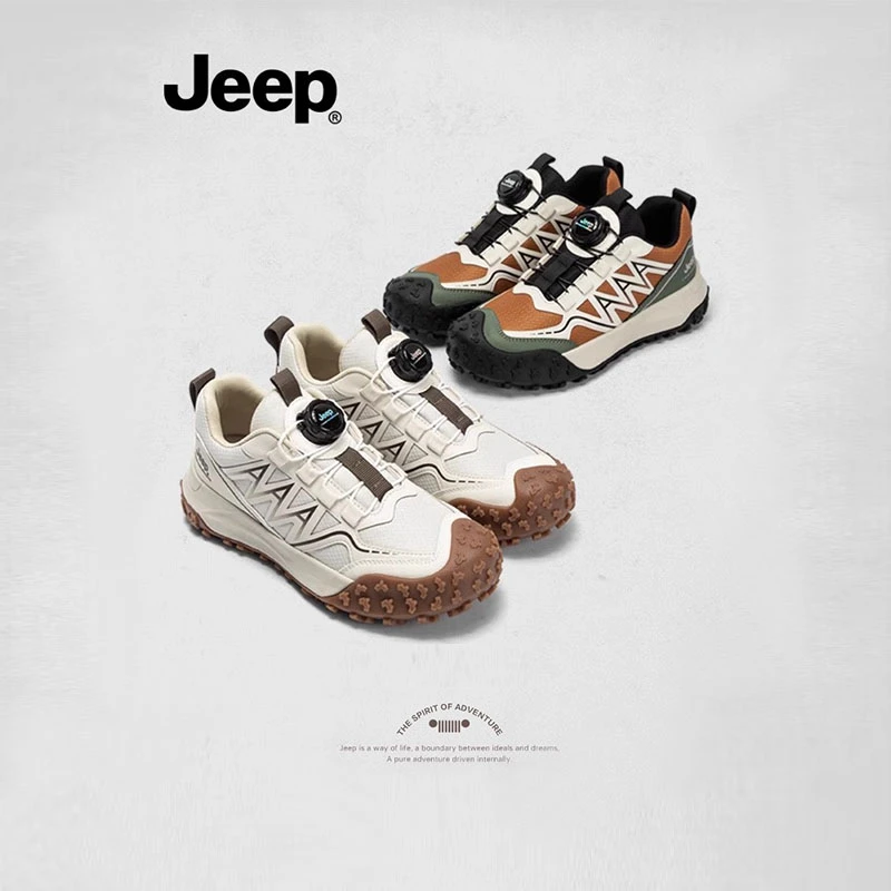 【Jeep吉普】2025秋冬舒适百搭低帮户外登山轻便跑步运动防滑休闲鞋