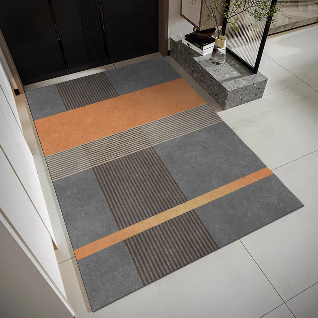 【大尺寸可裁剪】入户门玄关家用轻奢脚垫防滑升级吸水速干多用地垫