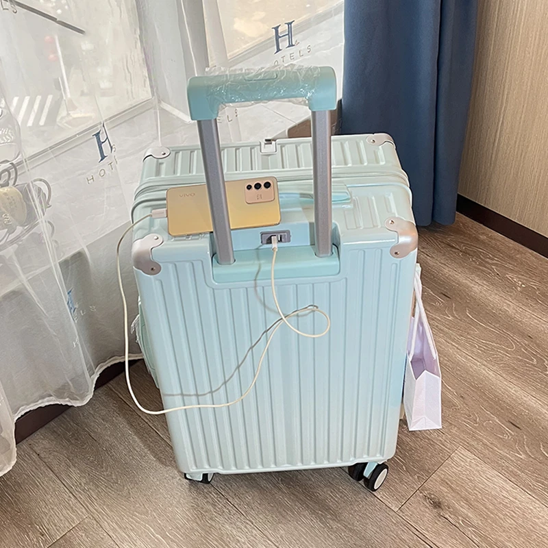 多功能行李箱高档网红学生女拉杆箱静音耐用密码箱男旅行箱登机箱