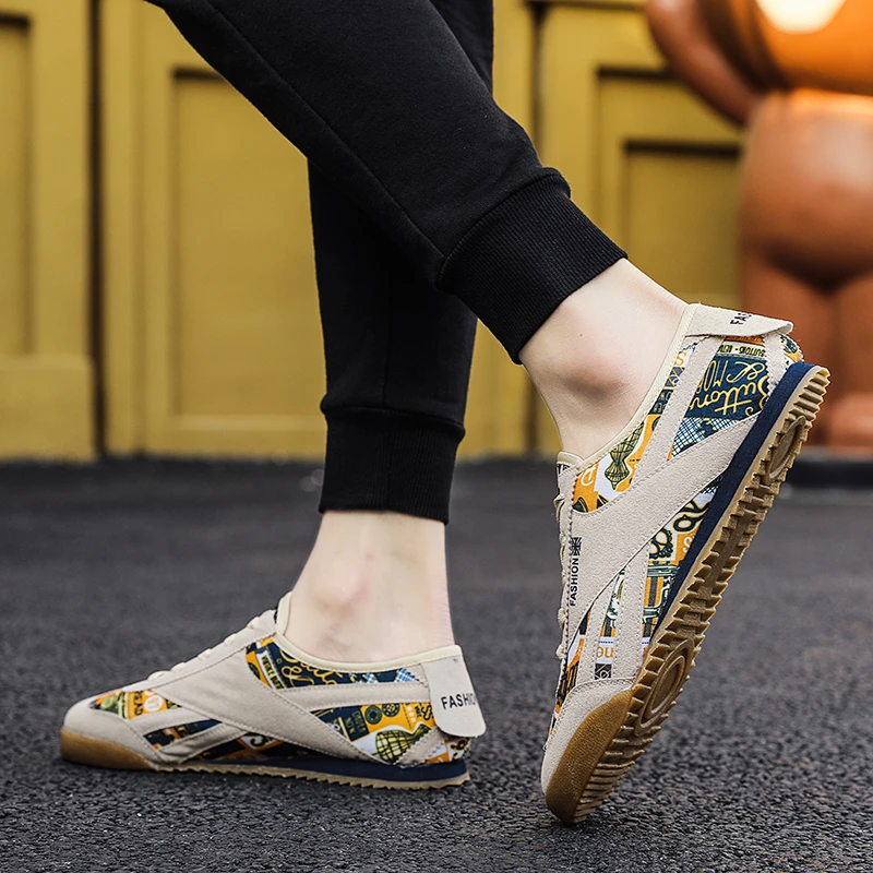 冬季男鞋2025新款秋季懒人休闲百搭阿甘旅游开车网红爆款豆豆潮鞋