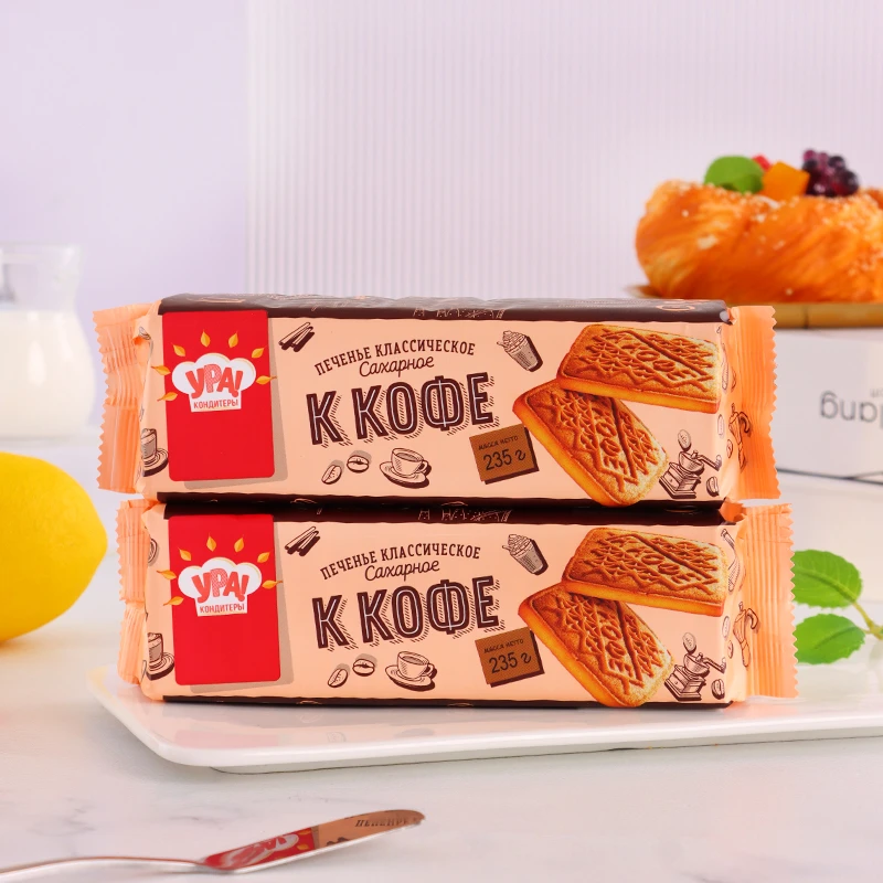 【大妮】俄罗斯进口乌拉牌咖啡味饼干235g