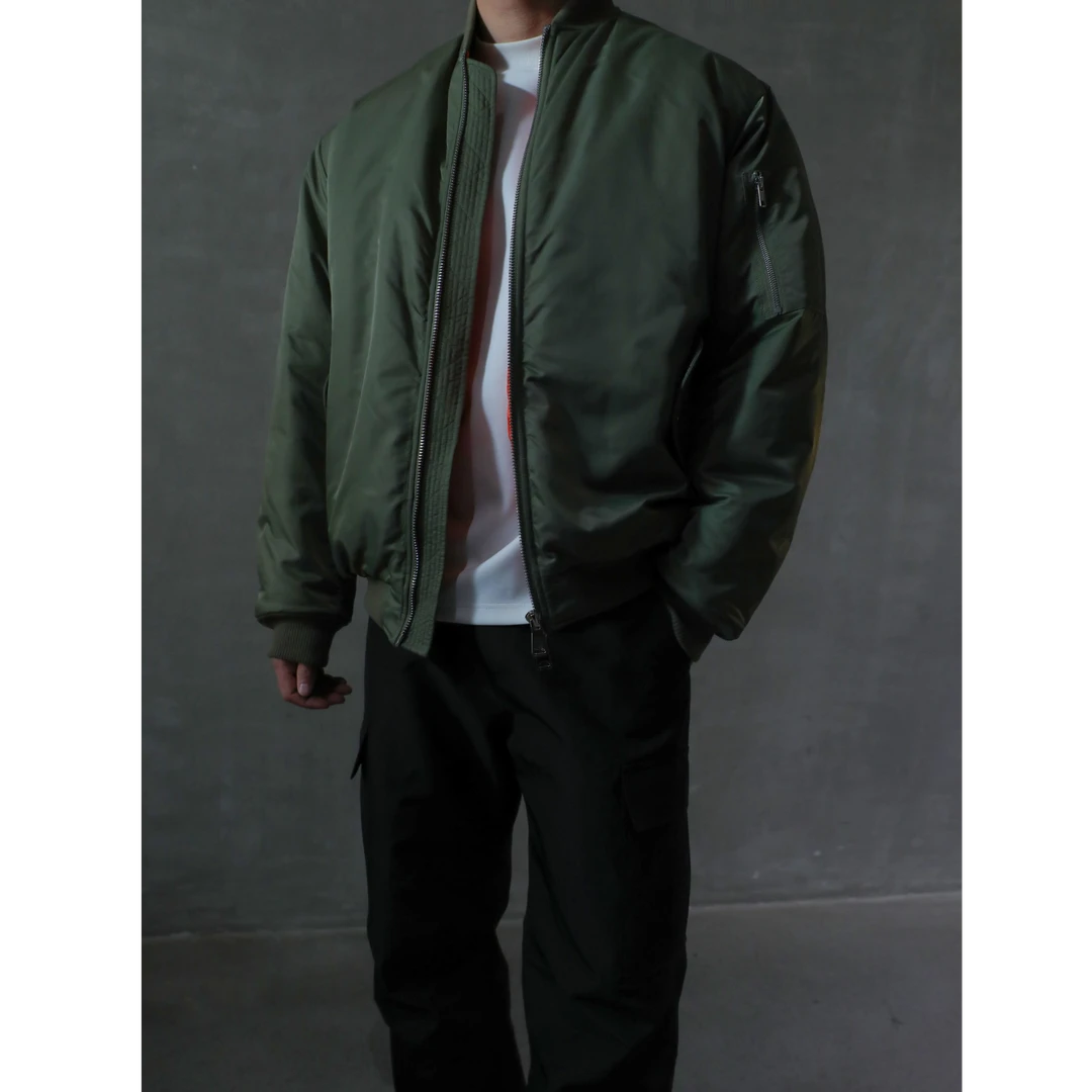 ANN DER “巴黎Bomber”冬日加厚加棉飞行夹克外套SL12010