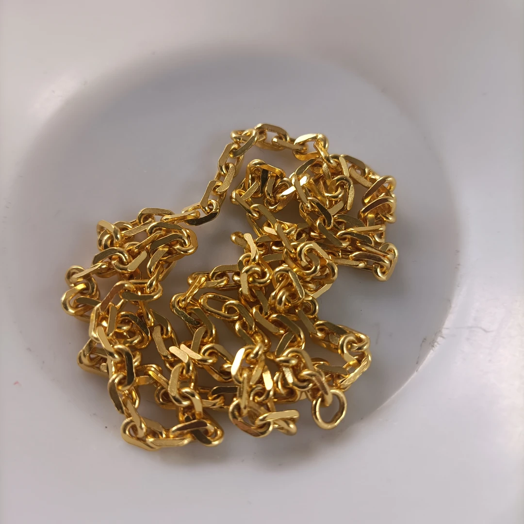 足金长60卡链配饰