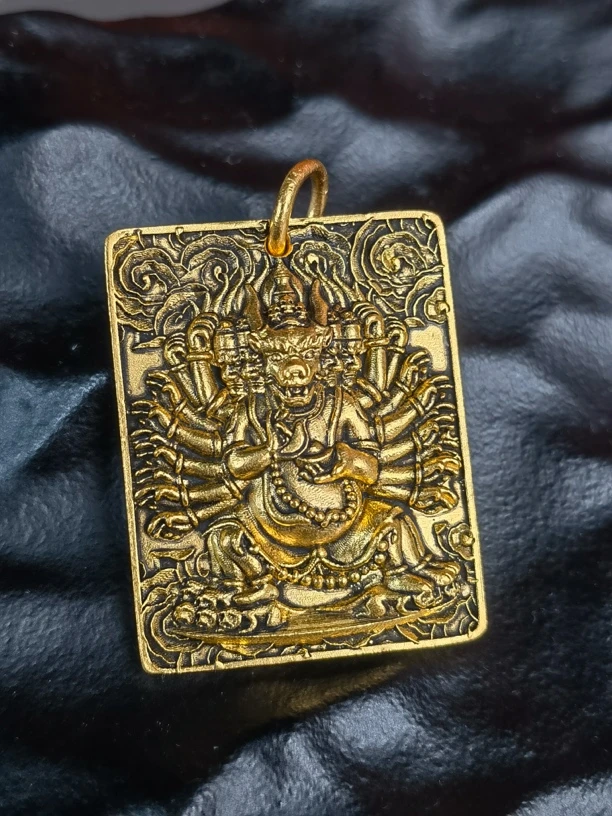 深圳水贝 足金大威德金刚吊坠  克价858/g  预售预付链接
