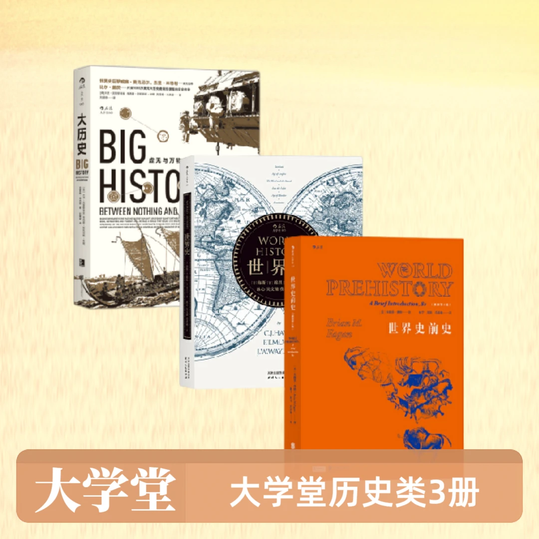 【大学堂历史类3册】大历史 世界史 世界史前史（插图第8版）