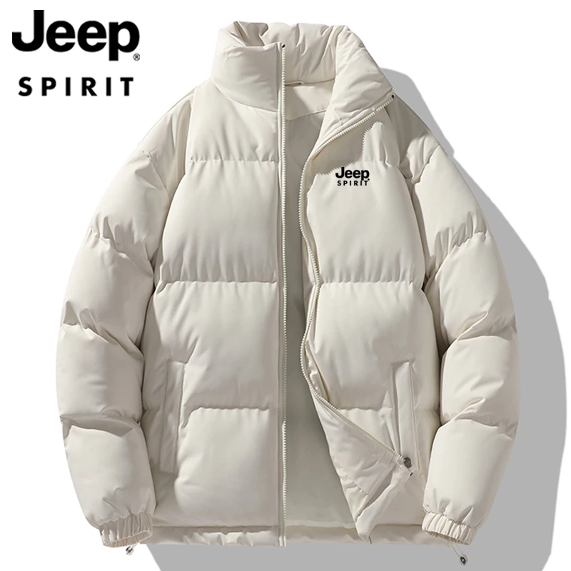 JEEP SPIRIT 吉普时尚 美式休闲棉衣男女同款冬季保暖百搭面包服