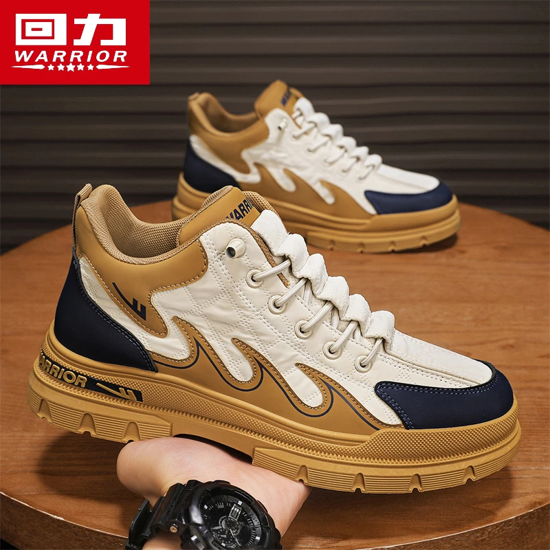 回力高帮男鞋秋季2024新款男士工装鞋子百搭防滑耐磨工作劳保潮鞋