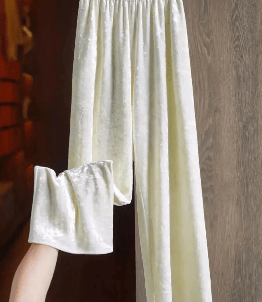 【钻石绒加绒】2024秋冬自制钻石绒加绒百搭显瘦阔腿裤