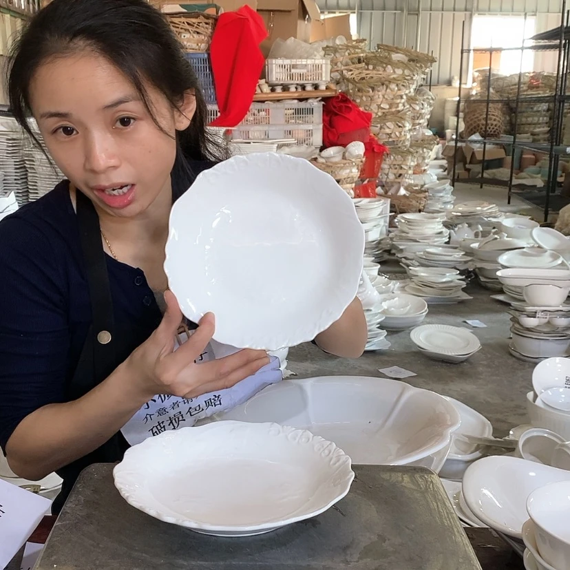 【闪购商品】陶瓷盘111六个