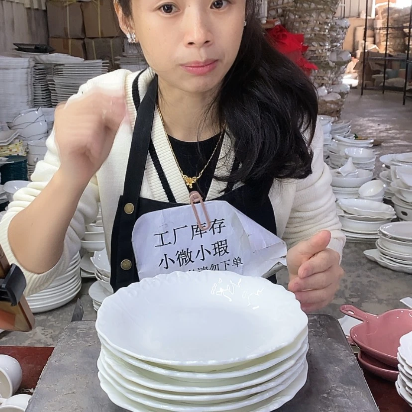 【闪购商品】陶瓷盘111六个