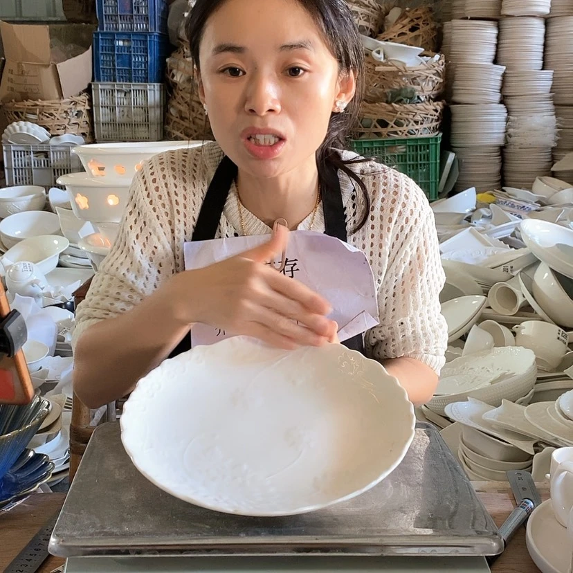 【闪购商品】陶瓷盘两个大号