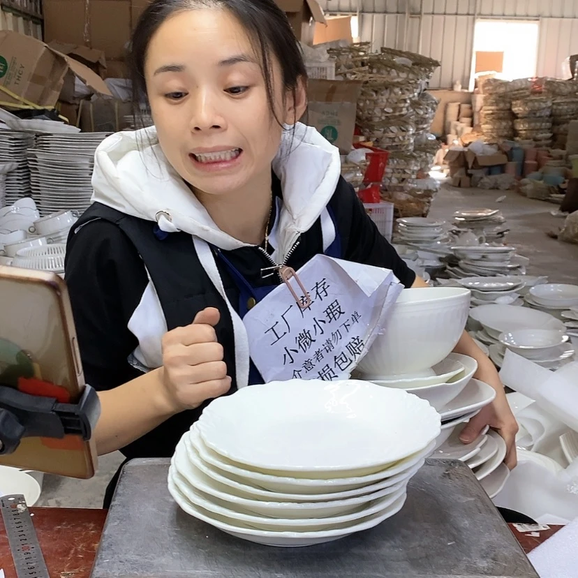 【闪购商品】陶瓷盘111六个