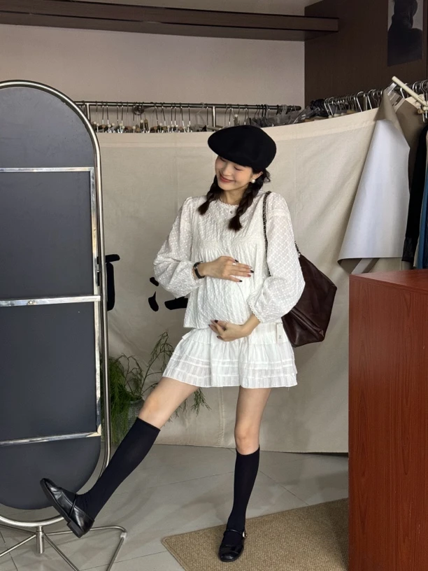 芒兜兜韩系重工钩花白月光套装