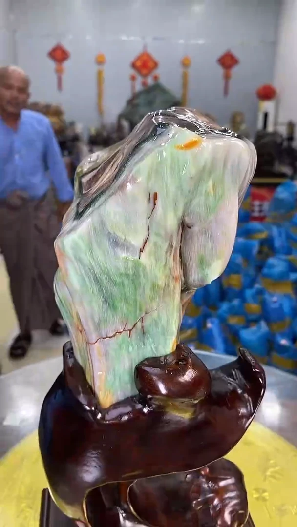 【闪购商品】硅化玉摆件未镶嵌90