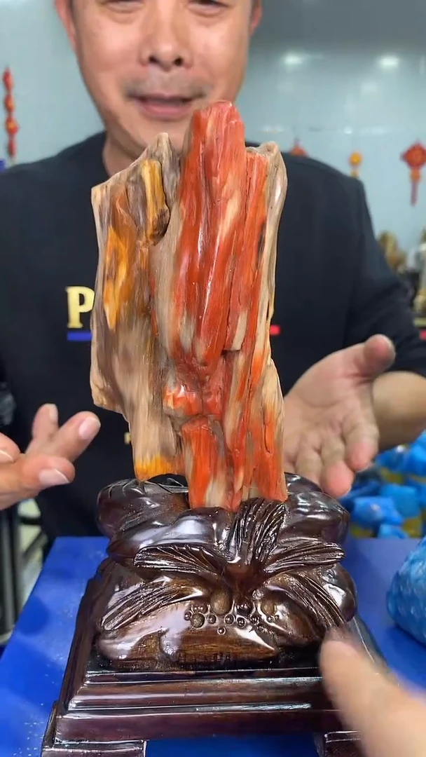 【闪购商品】硅化玉摆件未镶嵌71