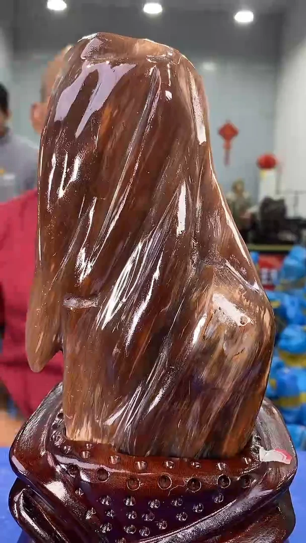 【闪购商品】硅化玉摆件未镶嵌7