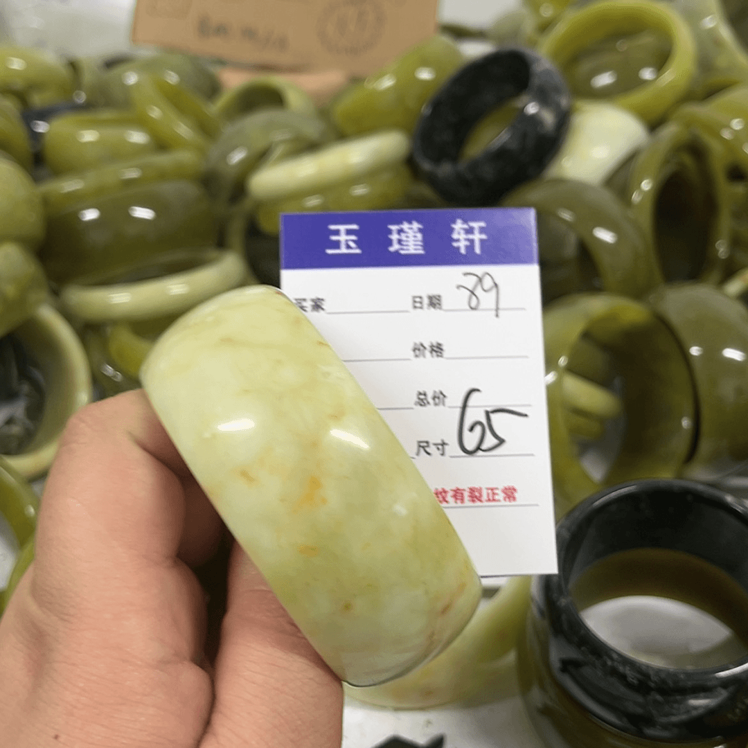 【闪购商品】蛇纹石玉手镯合金