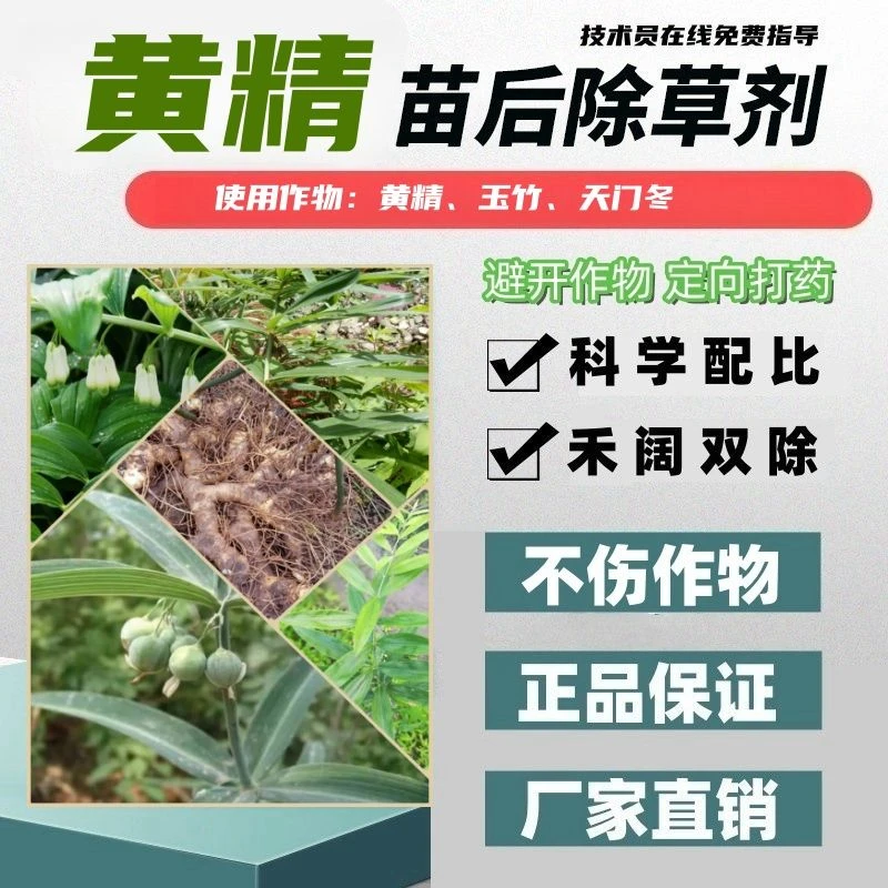 黄精除草剂黄精玉竹天门冬专用苗后除草剂不伤苗禾阔双除正品