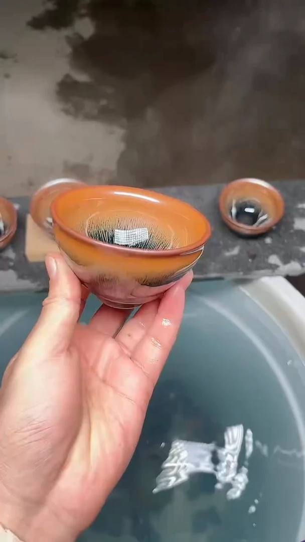 【闪购商品】陶茶盏..兔毫..