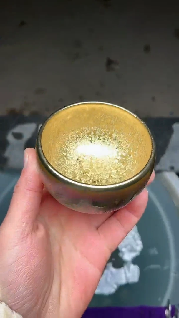【闪购商品】陶茶盏金盏