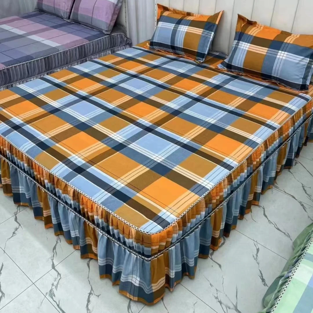 （心想事橙）高档磨毛加厚床罩