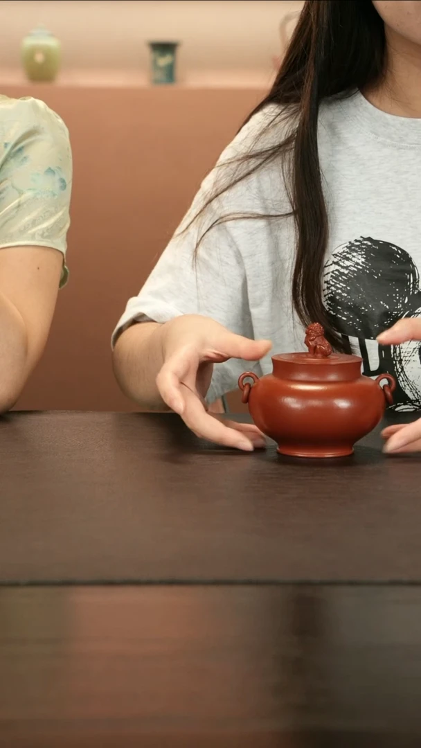 【闪购商品】紫砂茶杯直播福利马方远兽耳罐约150克