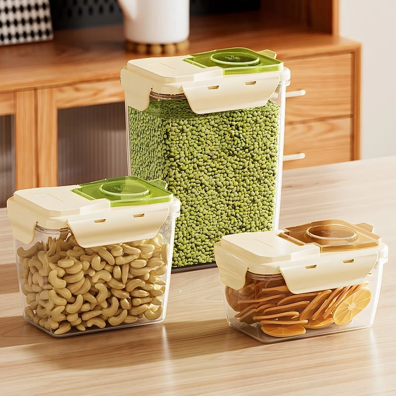 密封罐储物罐五谷杂粮家用收纳食品级厨房收纳盒粮食防潮塑料储物