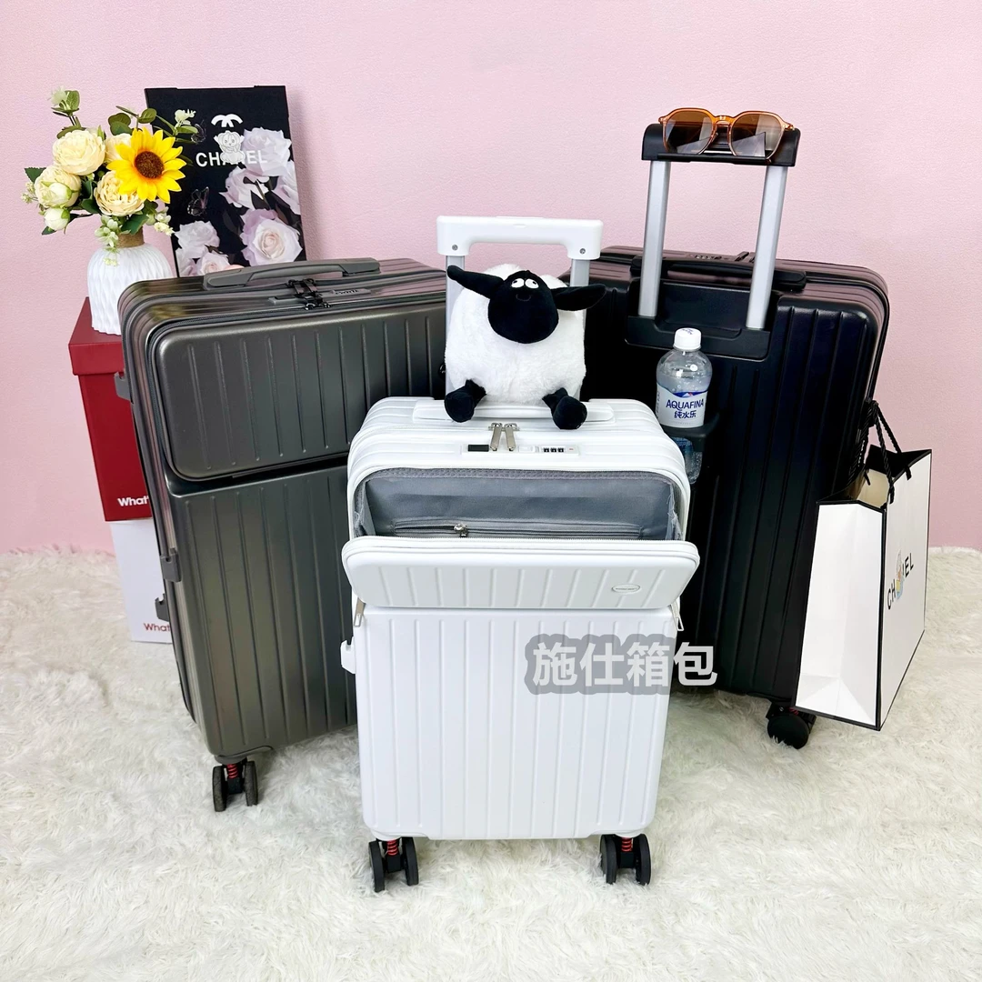 SHI SHI/施仕【小前开口】时尚百搭行李箱旅行箱登机行李箱拉杆箱