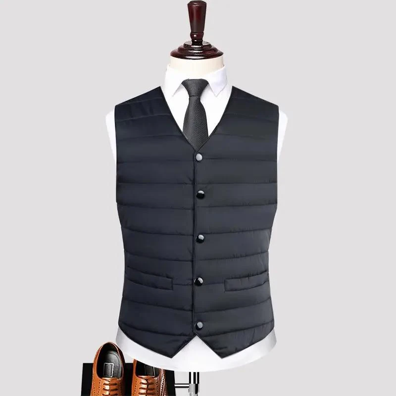 新款马甲男冬季短款羽绒服马夹背心贴身保暖男士内穿修身坎