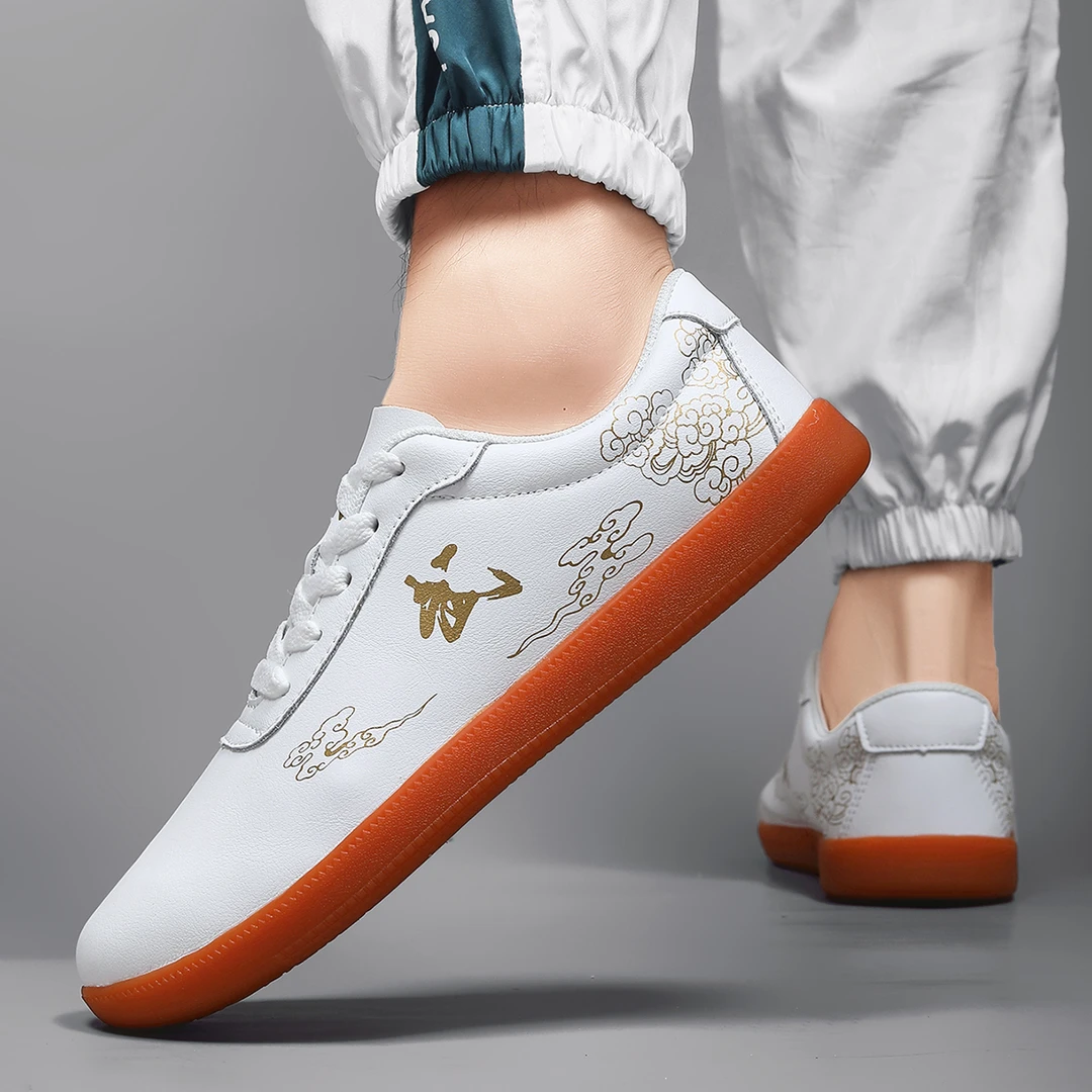 软牛真皮牛筋底夏季男女太极运动练功轻便透气柔软防滑耐磨