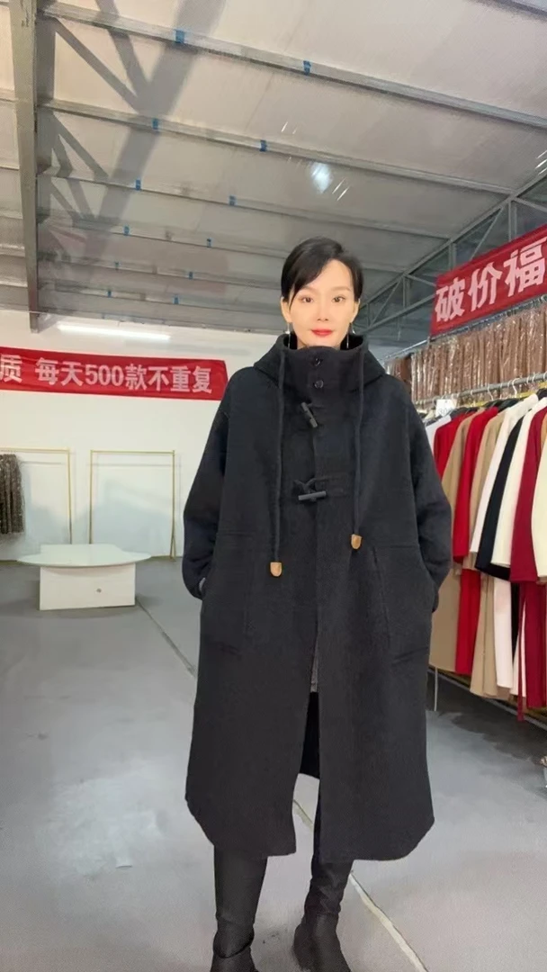 502【顶奢设计师款】新款破价福利秋冬棉羊毛双面呢大衣