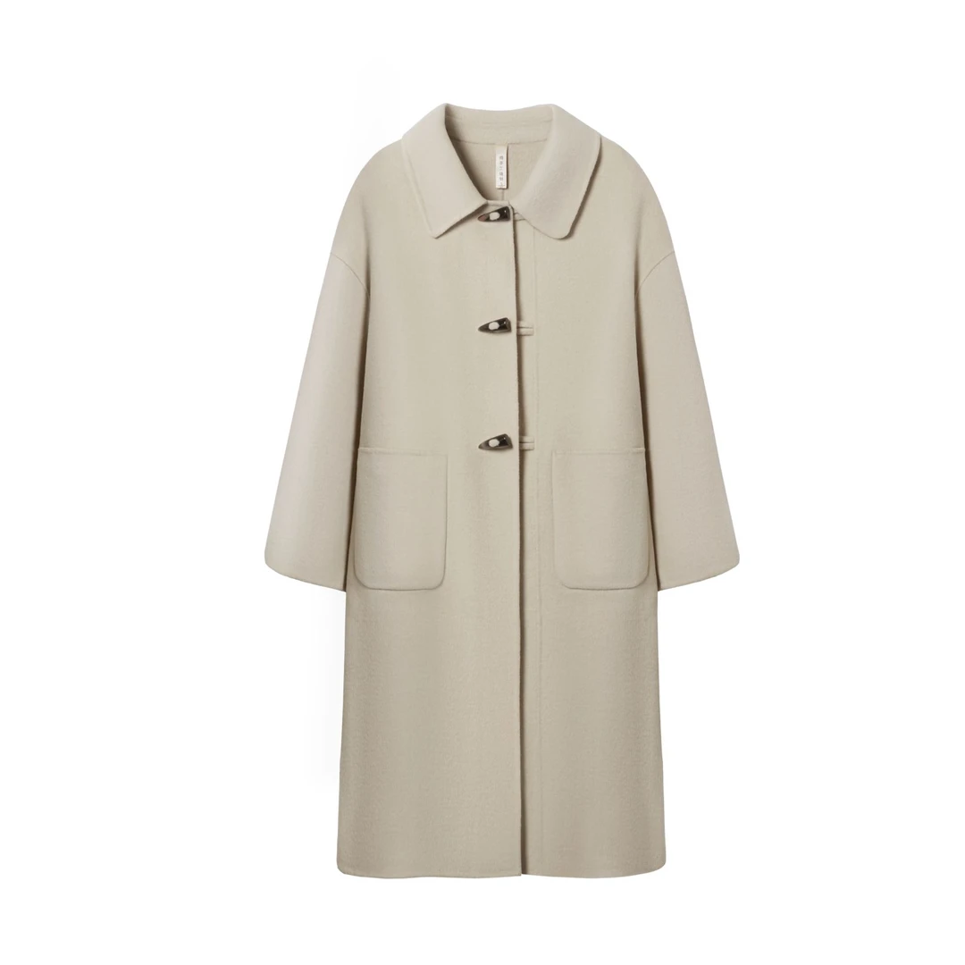 【高端定制100%纯羊毛】305新款破价福利秋冬羊毛双面呢大衣8899