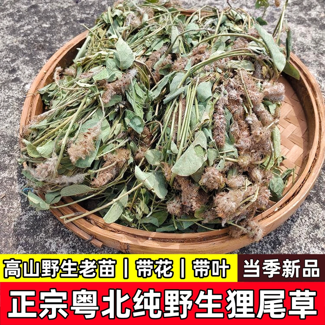野生狸尾草羊咩香农家自晒无硫优质新货狐尾草煲汤煮茶100g-500g