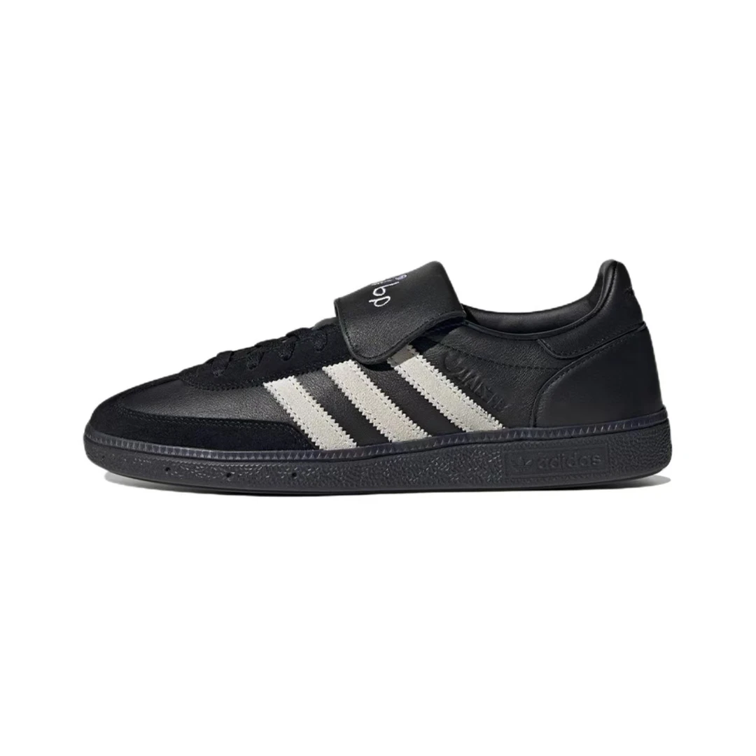 "Shukyu”x Ewax x adidas originals低帮板鞋男女同款黑色HP6695