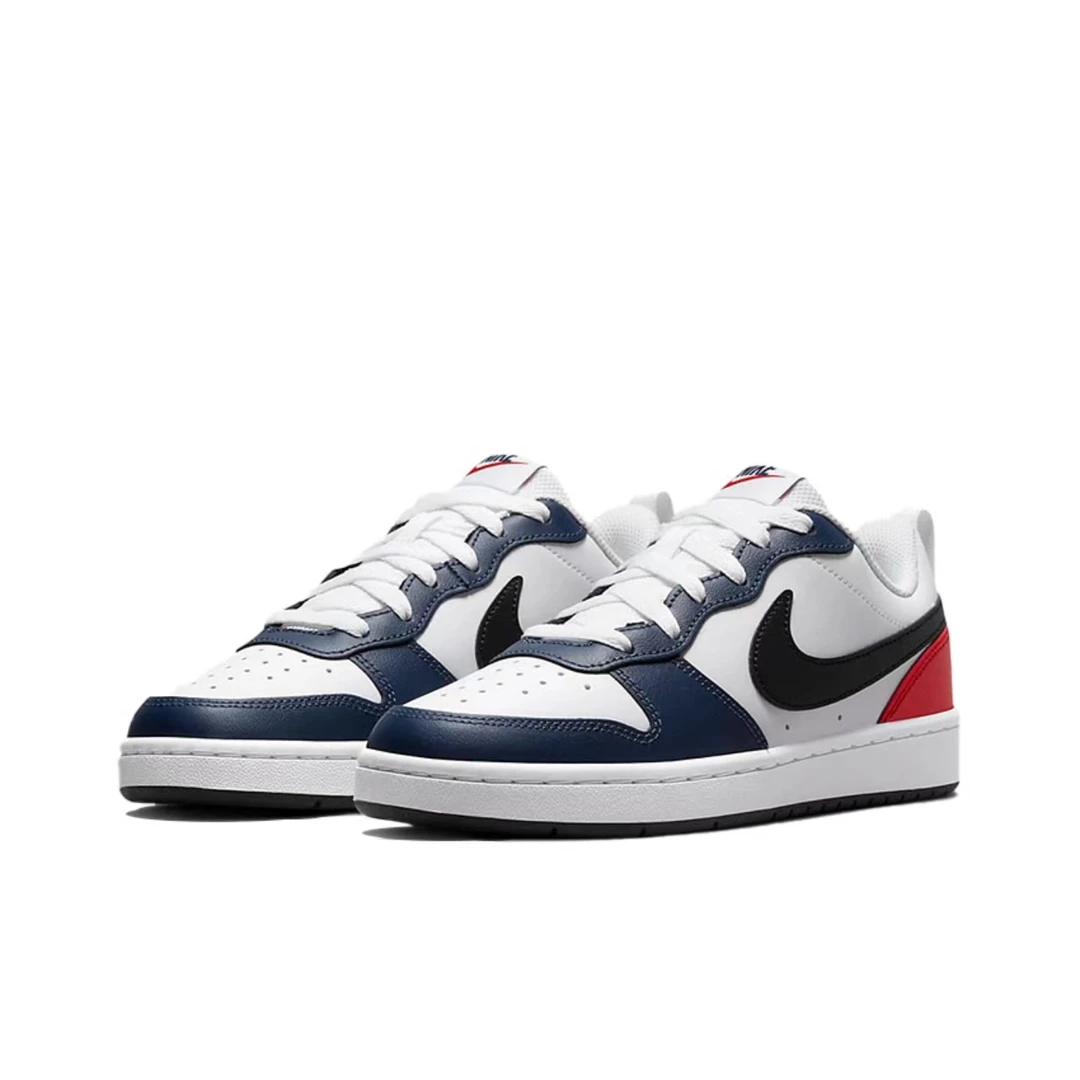 Nike/耐克正品Court Borough Low黑曜石低帮板鞋GS女鞋DO7446-101