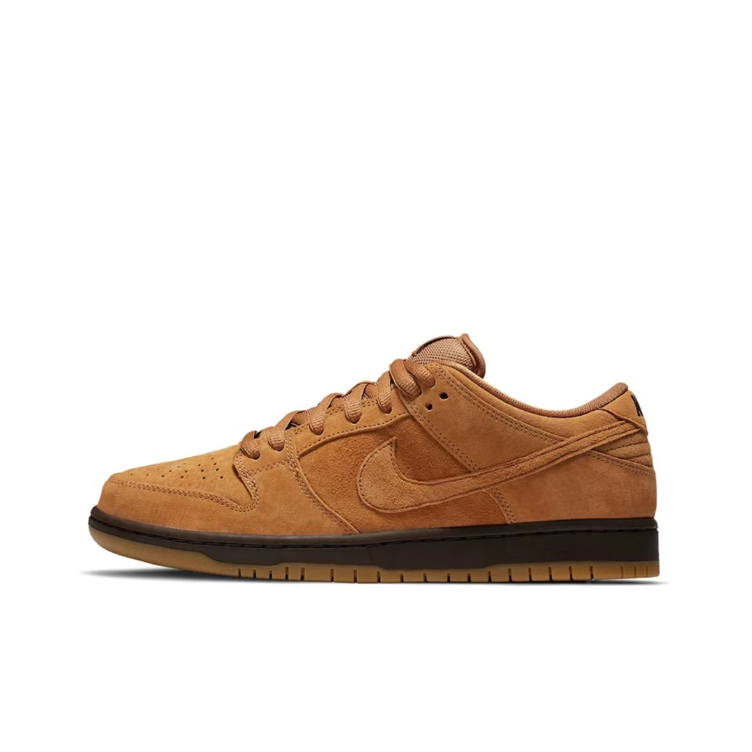 Nike/耐克Dunk SB Low正品复古低帮板鞋男鞋女鞋小麦色BQ6817-204