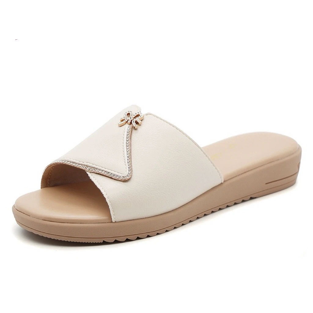 夏季1710平底简单凉拖女鞋23X