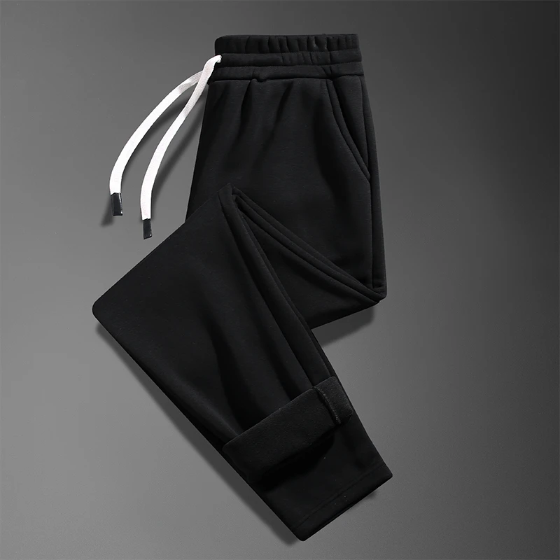 秋冬新款卫裤男女同款时尚秋冬运动休闲裤舒适百搭情侣款加绒加厚