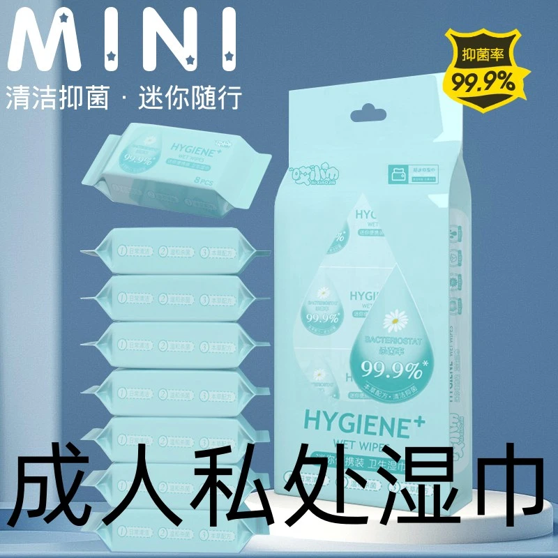 湿厕纸便携装成人私处清洁杀菌小包卫生湿纸儿童擦屁屁湿巾厕所纸